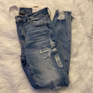 American Eagle | Hi-Rise jeggings | size 8